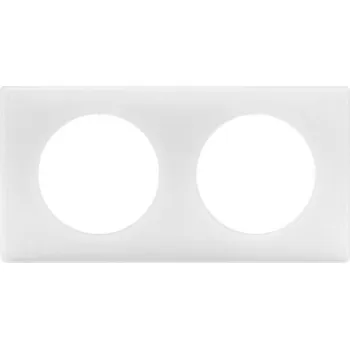 vypínač CÉLIANE RÁMEČEK 2-NÁSOBNÝ BÍLÁ MATNÁ LEGRAND 066702