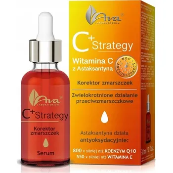 Pleťové sérum AVA C+ Strategy Sérum Korektor vrásek s astaxantinem 30 ml