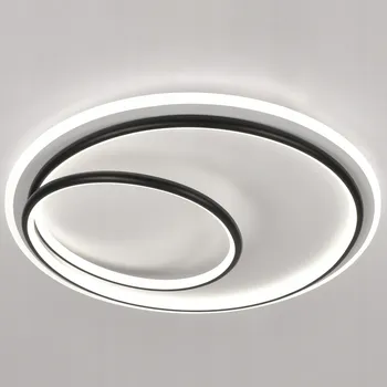 Závěsné svítidlo STROPNÍ SVÍTIDLO LED černé moderní DÁLKOVÝ OVLADAČ 3 barvy do ložnice/obýváku