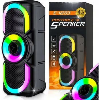 PŘENOSNÝ BEZDRÁTOVÝ REPRODUKTOR BOOMBOX S BLUETOOTH A AUX VSTUPEM