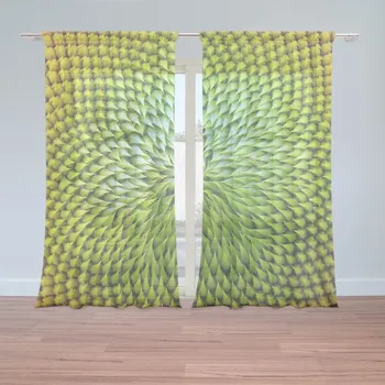 Sablio Záclony Detailní květ: 2ks 150x250cm