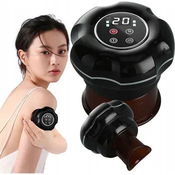 Masážní přístroj ČÍNSKÁ BAŇKA MASÁŽNÍ PŘÍSTROJ S PODTLAKEM, ZAHŘÍVACÍ, 12 ÚROVNÍ SÁNÍ