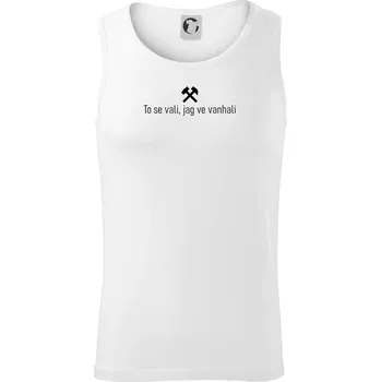 To se vali, jag ve vanhali - Tílko pánské Core - S ( Bílá )