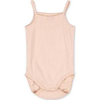 Kojenecké oblečení Kojenecké body Konges Sløjd MINNIE STRAP BODY GOTS KS103150 růžová 03X, vel. 50-56