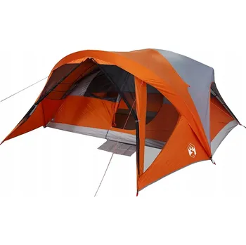 Stan Stan pro 6 osob, šedo-oranžový, voděodolný Lumarko!