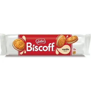 Sušenky Lotus Biscoff Vanilla karamelizované s vanilkovým krémem 110 g