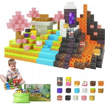 ostatní stavebnice STAVEBNICE STAVEBNICE ŠESTISTĚNNÉ 79 KOSTEK LIDÉ STAVEBNICE PIXELY