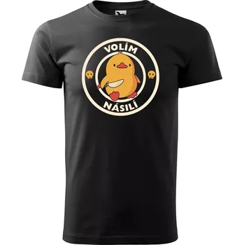 Sablio Tričko s potiskem Volím násilí - černé M