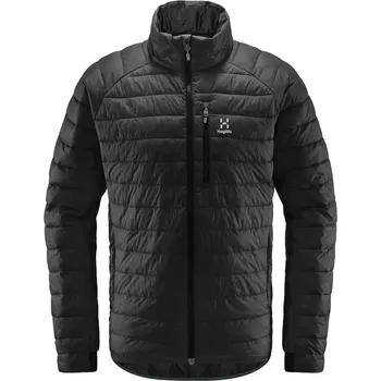 Pánská prošívaná bunda Haglöfs Spire Mimic - černá Velikost: S
