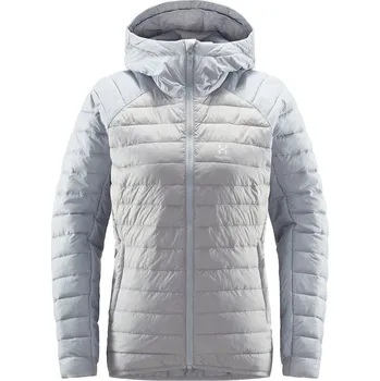 Dámská prošívaná bunda Haglöfs Spire Mimic hood - šedá Velikost: M