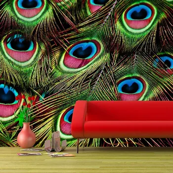 Tapeta Sablio Tapeta Paví peří - 125x75 cm