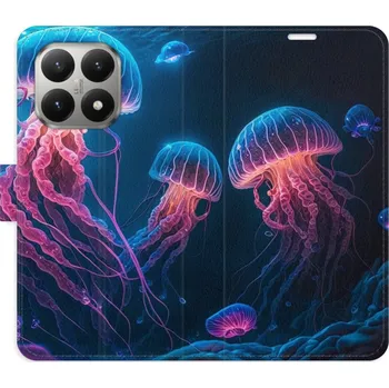 Pouzdro na mobilní telefon Flipové pouzdro iSaprio - Jellyfish - Xiaomi 15T