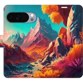 Pouzdro na mobilní telefon Flipové pouzdro iSaprio - Colorful Mountains - Google Pixel 10 / 10 Pro