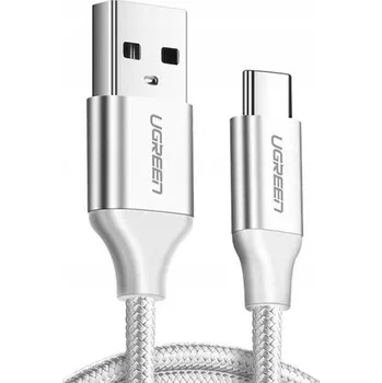 Datový kabel Kabel Ugreen USB - USB typ C 0,25 m bílý