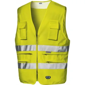 VÝSTRAŽNÁ REFLEXNÍ VESTA PRACOVNÍ BOZP SIRSAFETY ŽLUTÁ vel. L