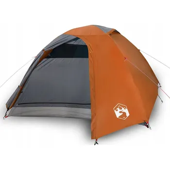 Stan Turistický stan pro 4 osoby šedo-oranžový 260x212x140 cm