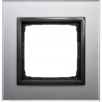 vypínač Rámeček Kontakt-simon stříbrný