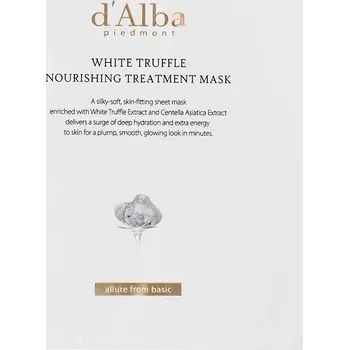 Pleťová maska D'Alba Pleťová maska s korejskou bílou lanýží