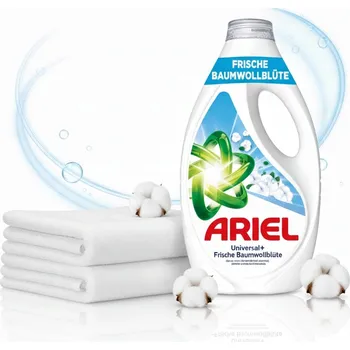 Prací gel ARIEL UNIVERSAL+ PRACÍ GEL NA BÍLÉ PRÁDLO ÚČINNÝ I VE STUDENÉ VODĚ S