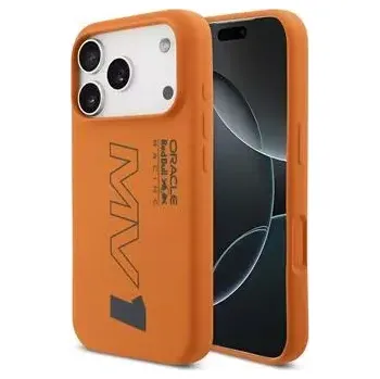 Pouzdro na mobilní telefon Red Bull Silicone MV1 MagSafe Zadní Kryt pro iPhone 17 Pro Orange