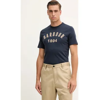 Bavlněné tričko Barbour HOLLINS MTS1472 námořnická modř 59X, vel. M