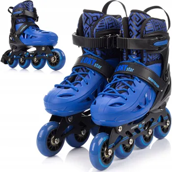 Kolečkové brusle Kolečkové Brusle Meteor Loky M 34-37 černá/modrá