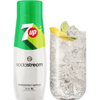 Příprava sody Sirup do vody SodaStream 7up citron-limetka 440 ml