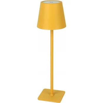 Lampička LITE Stolní lampa TAZA 3,5W 400lm CCT IP54 žlutá 2x2000mAh LED line LITE