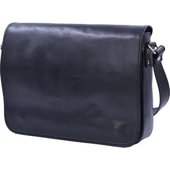 Pánská aktovka Kožená taška na dokumenty A4 Černá (6548)