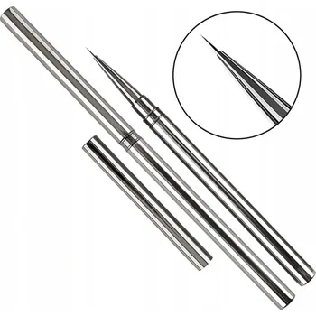 Přípravek na nehty ŠTĚTEC ŠTĚTEČEK NA ZDOBENÍ NEHTŮ 6mm tenký precizní ombre french gel