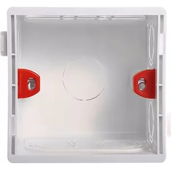vypínač ELEKTROINSTALAČNÍ KRABICE ČTVERCOVÁ PRO ZAPUŠTĚNÍ ZÁSUVKY VYPÍNAČ 86mm