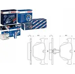 DELPHI LP1927 Sada brzdových destiček, kotoučové brzdy