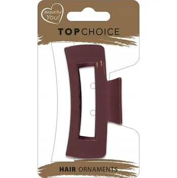 TOP CHOICE Spona do vlasů - mašle lesklá (28380) 1 ks - mix barev