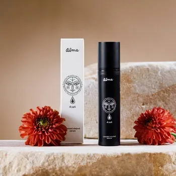 Pleťové sérum ALMA ÁINE - Luxusní olejové sérum s Bakuchiolem, extraktem z arktické řasy a Q10