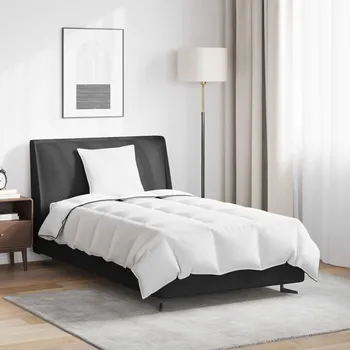 Zahradní lehátko Zimní přikrývka s polštářem 2 pcs Bílá Peří Bílá 3376196