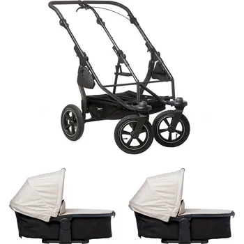 Kočárek tfk kombinovaný kočárek Tfk set duo2 frame 2025 - air wheel + carrycot sand