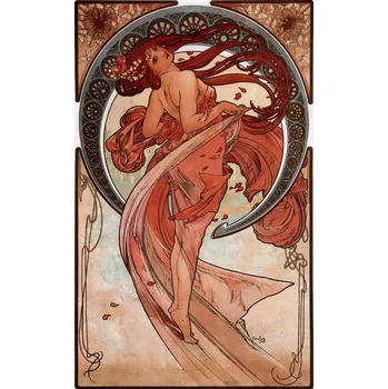 Puzzle PUZZLE Alfons Mucha ART Retro Vintage A3 252 el s potiskem + JMÉNO Krabička