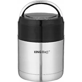 Termoska Termoska na jídlo Kinghoff 0,65 l stříbrná
