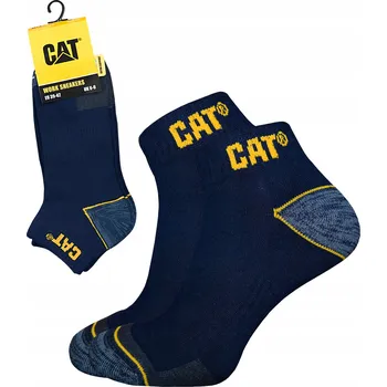 Pánské ponožky Ponožky Caterpillar tři páry ponožek Pracovní ponožky WORK vel 43-46 modré CAT
