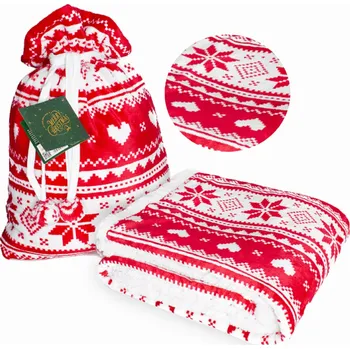 deka Deka Faro polyester 150 cm x 200 cm červená