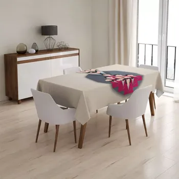 ubrus Sablio Ubrus Money heist Profesor a jeho tým Béžová - 130x170 cm