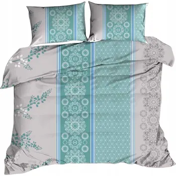 Povlečení Sada Povlečení z Kůry 140x200 + 1x 70x80 Květinové Vzory