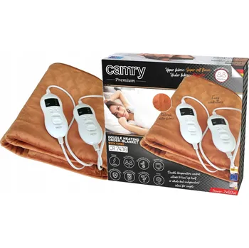 Elektrická Deka VYHŘÍVACÍ PODLOŽKA 160x150 cm Měkký POLAR Ovladač Časovač pro 2 osoby