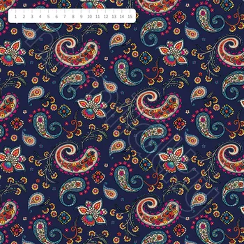 Etno na tmavě modré úplet by MIMI