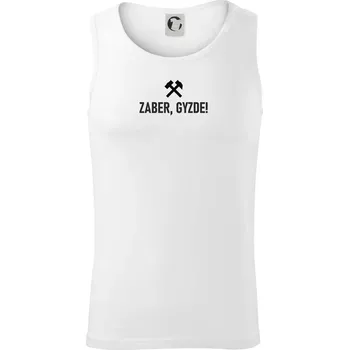 ZABER, GYZDE! - Tílko pánské Core - S ( Bílá )