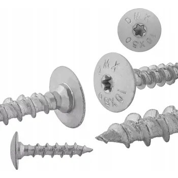 Vrták Šrouby do dřeva Domax 10 x 50 mm, 8 ks