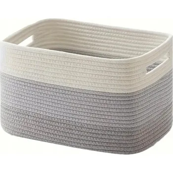 Koš na prádlo Univerzální koš proutěný černý