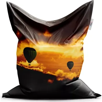 Sedací pytel Sablio Sedací vak Classic Horkovzdušné balony - 150x100 cm