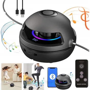 Švihadlo INTELIGENTNÍ DĚTSKÝ ELEKTRICKÝ HUDEBNÍ ŠVIHADLO S BLUETOOTH ČERNÉ