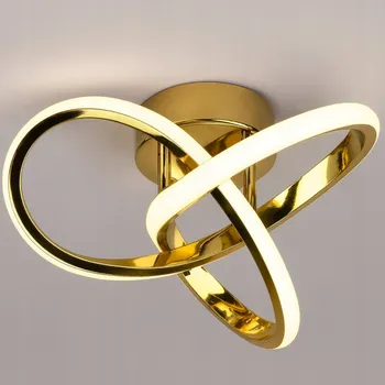 Závěsné svítidlo STROPNÍ SVÍTIDLO LED glamour moderní zlaté s nastavitelnou teplotou barvy 3000/4200/6500K